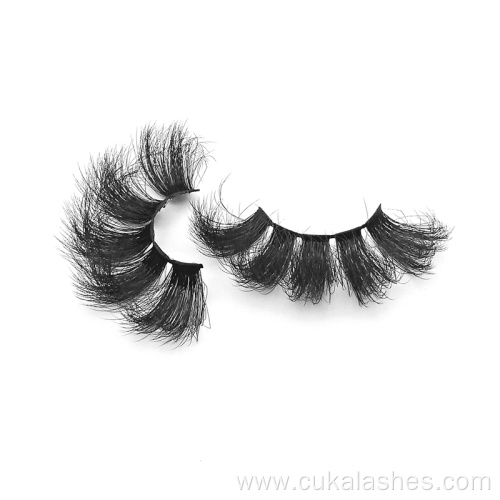 natural long 25 mm lashes full strip eyelashes